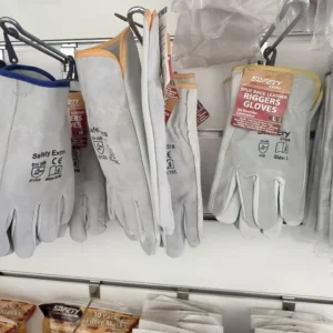 Split Back Leather Riggers Gloves